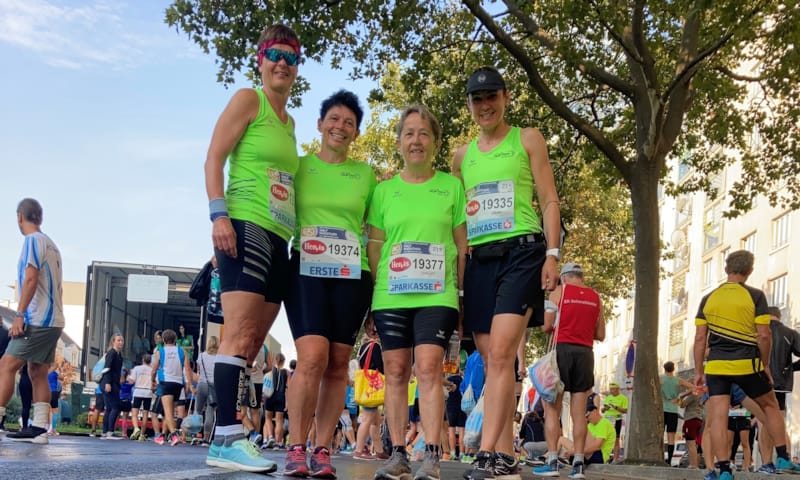 Lauftreff-Ladies am Halbmarathon in Wien, 12. September 2021